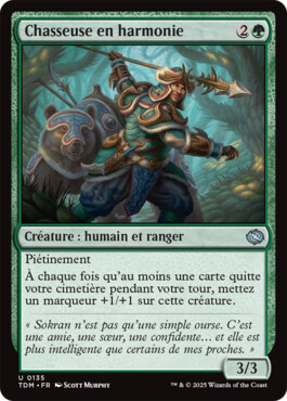 Chasseuse en harmonie - Tarkir : la tempête des dragons