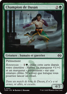 Champion de Dusan - Tarkir : la tempête des dragons