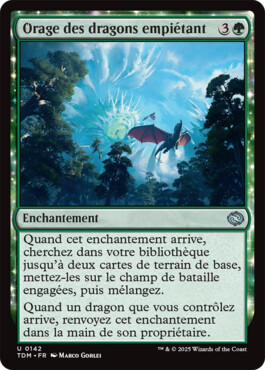 Orage des dragons empiétant - Tarkir : la tempête des dragons