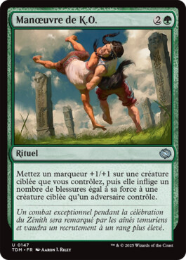 Manœuvre de K.O. - Tarkir : la tempête des dragons