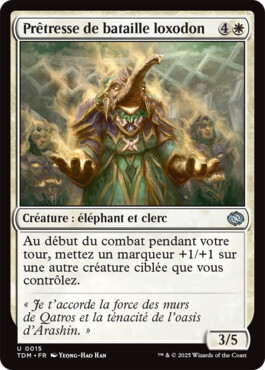 Prêtresse de bataille loxodon - Tarkir : la tempête des dragons