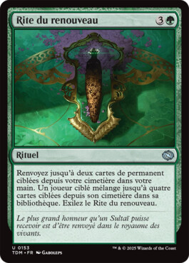 Rite du renouveau - Tarkir : la tempête des dragons