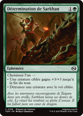 Détermination de Sarkhan - Tarkir : la tempête des dragons
