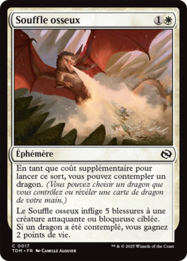 Souffle osseux - Tarkir : la tempête des dragons