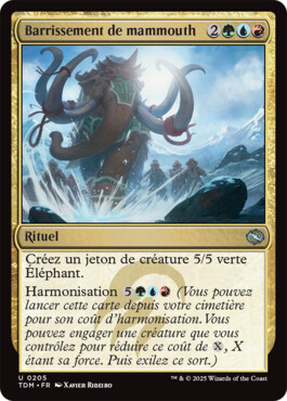 Barrissement de mammouth - Tarkir : la tempête des dragons