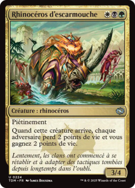 Rhinocéros d'escarmouche - Tarkir : la tempête des dragons