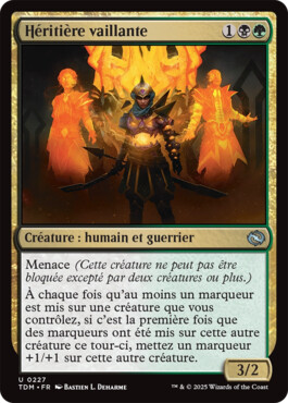 Héritière vaillante - Tarkir : la tempête des dragons