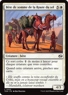 Bête de somme de la Route du sel - Tarkir : la tempête des dragons