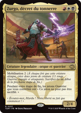 Zurgo, décret du tonnerre - Tarkir : la tempête des dragons