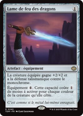 Lame de feu des dragons - Tarkir : la tempête des dragons