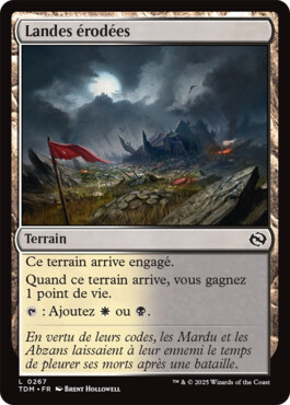 Landes érodées - Tarkir : la tempête des dragons