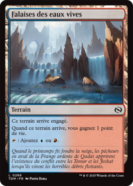 Falaises des eaux vives - Tarkir : la tempête des dragons
