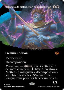 Rakshasa de malédiction de putréfaction - Tarkir : la tempête des dragons
