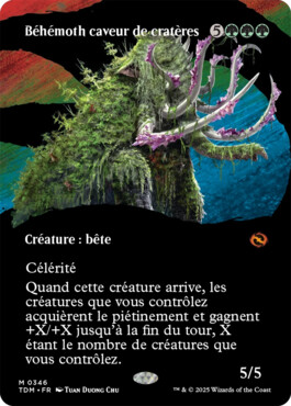 Béhémoth caveur de cratères - Tarkir : la tempête des dragons