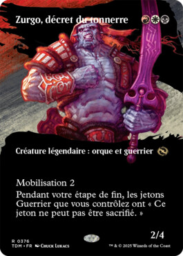 Zurgo, décret du tonnerre - Tarkir : la tempête des dragons