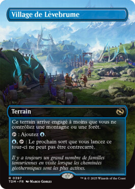 Village de Lèvebrume - Tarkir : la tempête des dragons