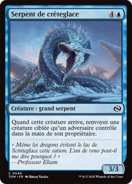 Serpent de crêteglace - Tarkir : la tempête des dragons