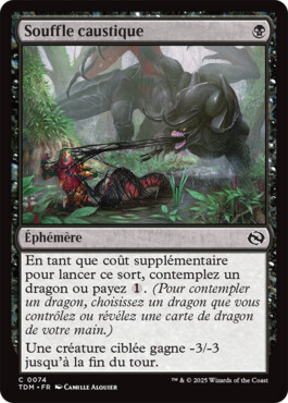 Souffle caustique - Tarkir : la tempête des dragons