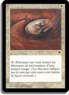 Cercle de protection : rouge - Tempête