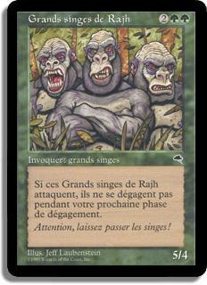 Grands singes de Rajh - Tempête