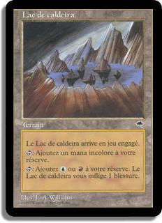 Lac de caldeira - Tempête