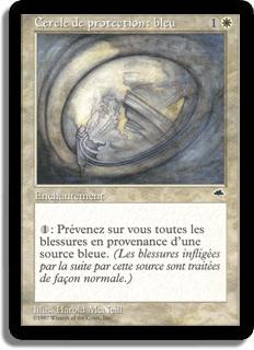 Cercle de protection : bleu - Tempête