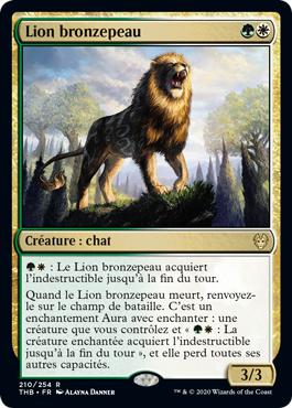 Lion bronzepeau - Theros Par-delà la Mort