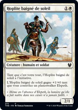 Hoplite baigné de soleil - Theros Par-delà la Mort