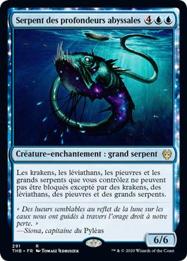 Serpent des profondeurs abyssales - Theros Par-delà la Mort