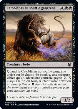 Catoblépas au souffle gangrené - Theros Par-delà la Mort
