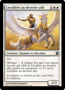 Cavalière au destrier ailé - Theros