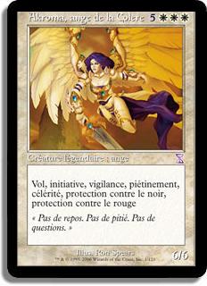 Akroma, ange de la Colère - Spirale Temporelle (cartes décalées dans le temps)