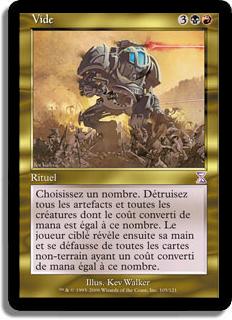 Vide - Spirale Temporelle (cartes décalées dans le temps)