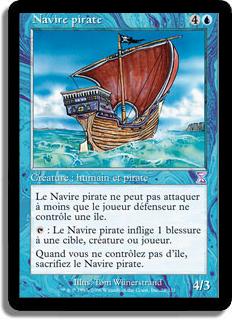 Navire pirate - Spirale Temporelle (cartes décalées dans le temps)