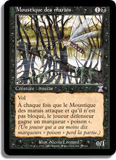 Moustique des marais - Spirale Temporelle (cartes décalées dans le temps)