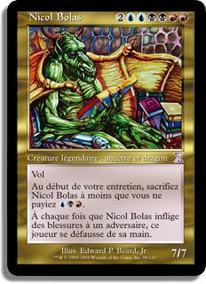 Nicol Bolas - Spirale Temporelle (cartes décalées dans le temps)