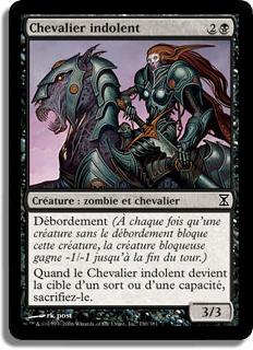 Chevalier indolent - Spirale Temporelle