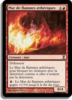 Mur de flammes aethériques - Spirale Temporelle