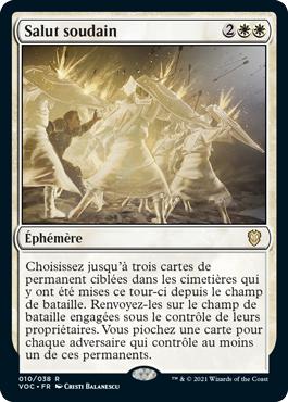 Salut soudain - Innistrad : noce écarlate Commander