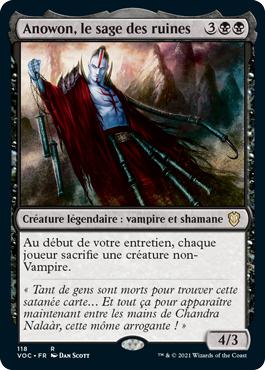 Anowon, le sage des ruines - Innistrad : noce écarlate Commander