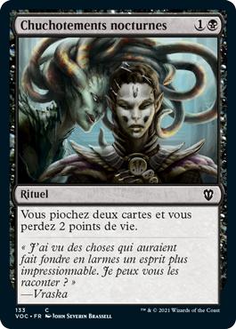 Chuchotements nocturnes - Innistrad : noce écarlate Commander