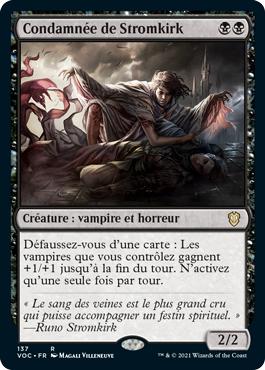 Condamnée de Stromkirk - Innistrad : noce écarlate Commander