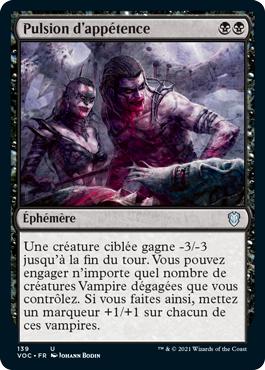 Pulsion d'appétence - Innistrad : noce écarlate Commander