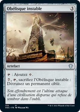 Obélisque instable - Innistrad : noce écarlate Commander