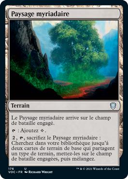 Paysage myriadaire - Innistrad : noce écarlate Commander