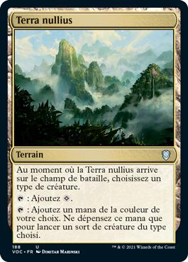 Terra nullius - Innistrad : noce écarlate Commander