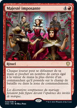 Majesté imposante - Innistrad : noce écarlate Commander