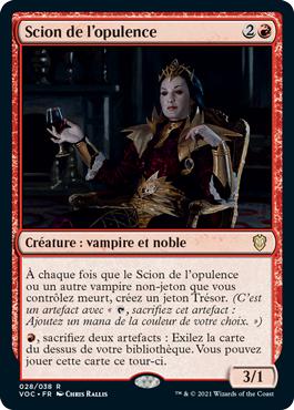 Scion de l'opulence - Innistrad : noce écarlate Commander