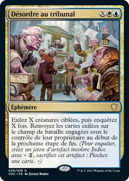 Désordre au tribunal - Innistrad : noce écarlate Commander