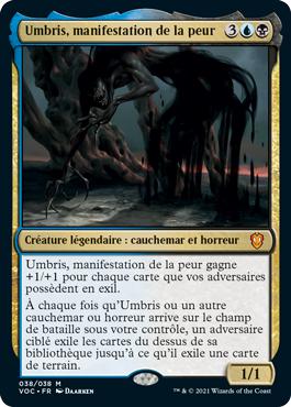 Umbris, manifestation de la peur - Innistrad : noce écarlate Commander